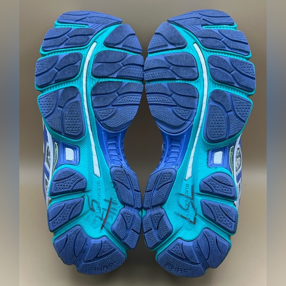 ASICS Gel Nimbus 16 Violet Green Running Shoes - Women’s Size 7.5 (T485N) - Picture 9 of 10